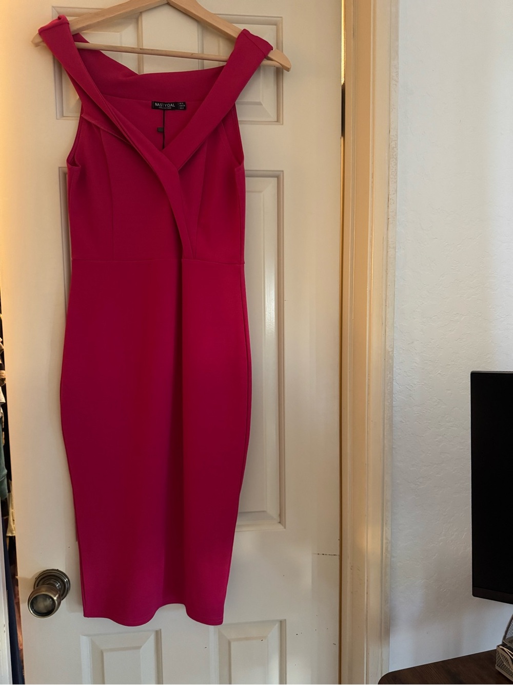 Nastygal Fuchsia Sheath Dress
